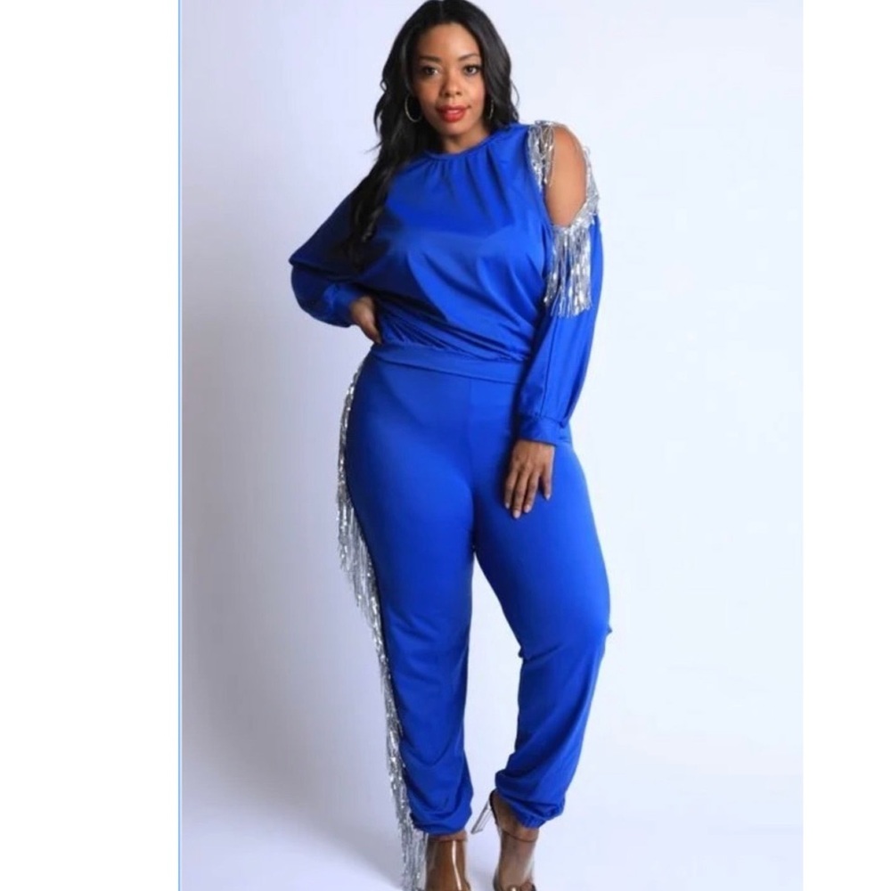 Blue Ivy Two-Piece Set (Plus Size)